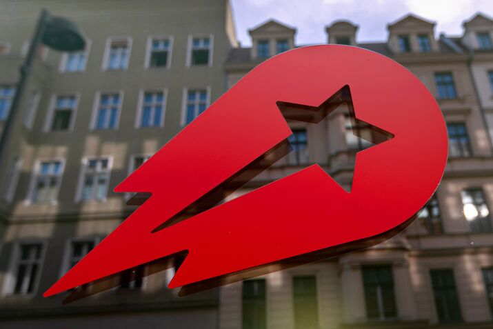 The Delivery Hero logo. 