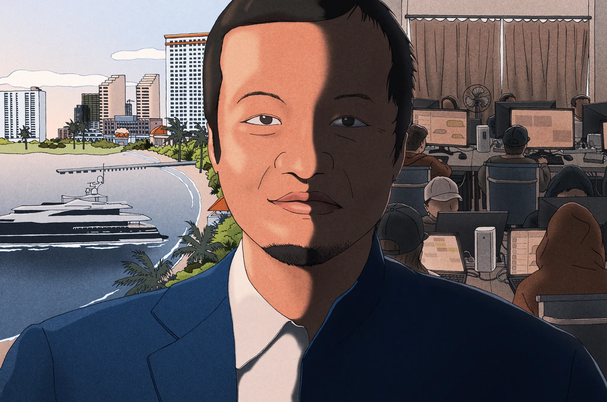 Chen Zhi Lede Illustration