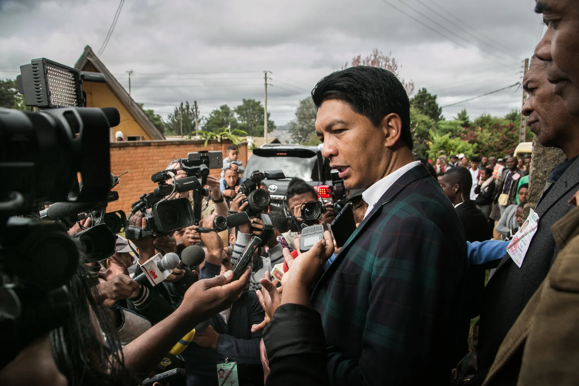 Madagascar's President Andry Rajoelina