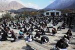 Afghan university students take an exam in Baharak district in Badakhshan province on Nov. 25, 2012