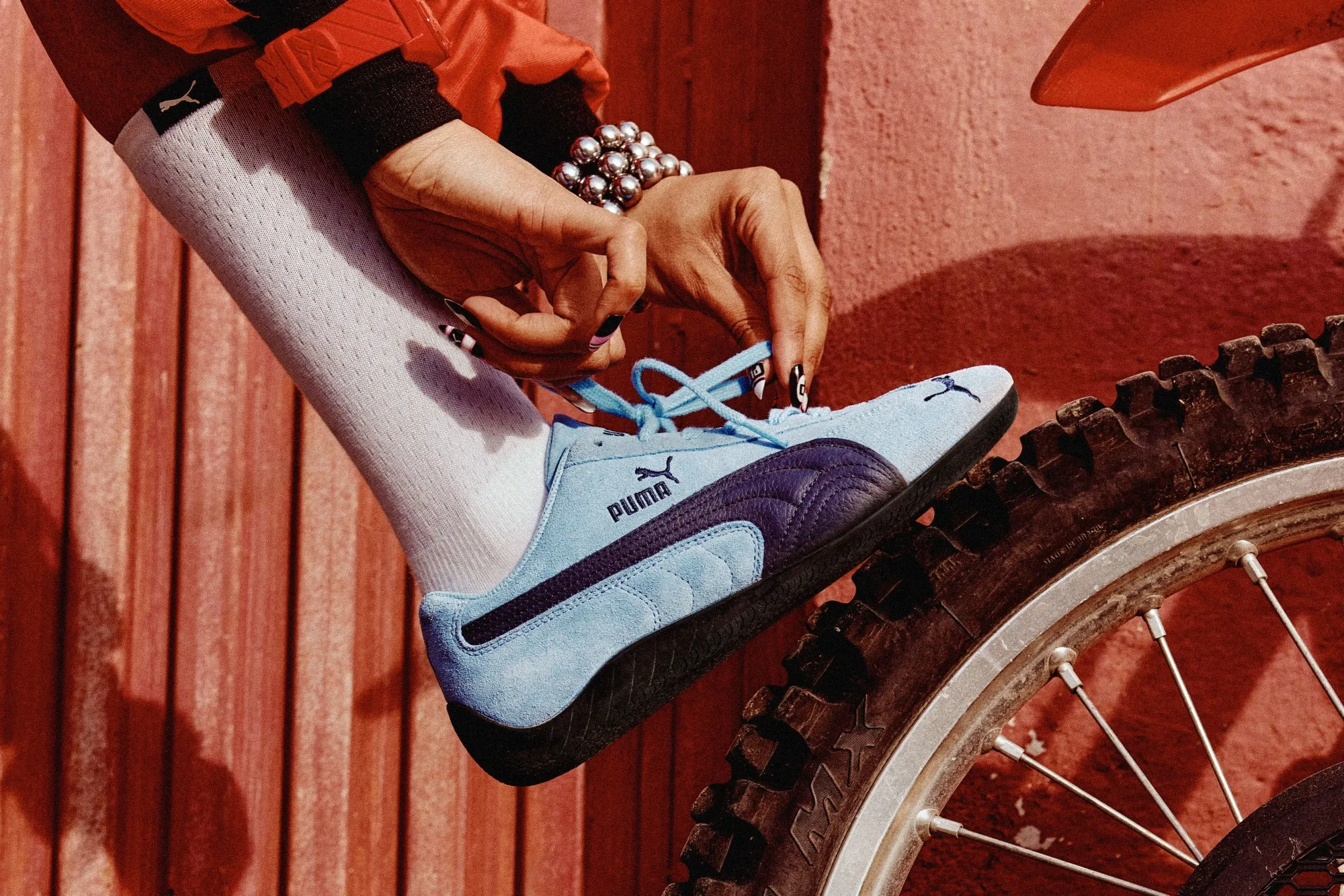 Puma Speedcat sneakers.