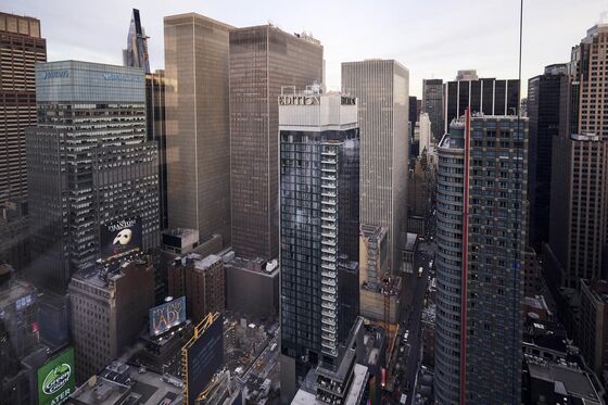 Times Square Luxury Hotel Heads to Auction in Foreclosure Sale