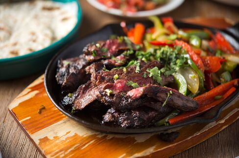 Javelina's steak fajitas