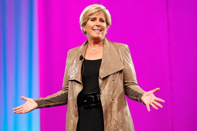 Financial Expert Suze Orman speaks on stage at O You! Presented by O, The Oprah Magazine, held at Los Angeles Convention Center