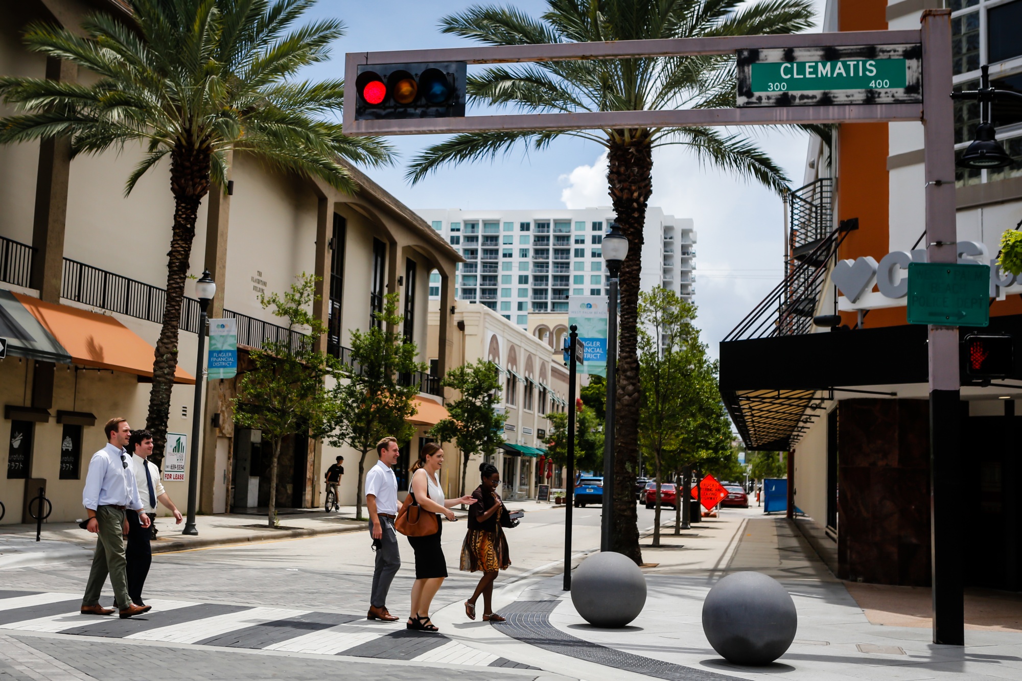 Downtown West Palm Beach Walk in June 2022 
