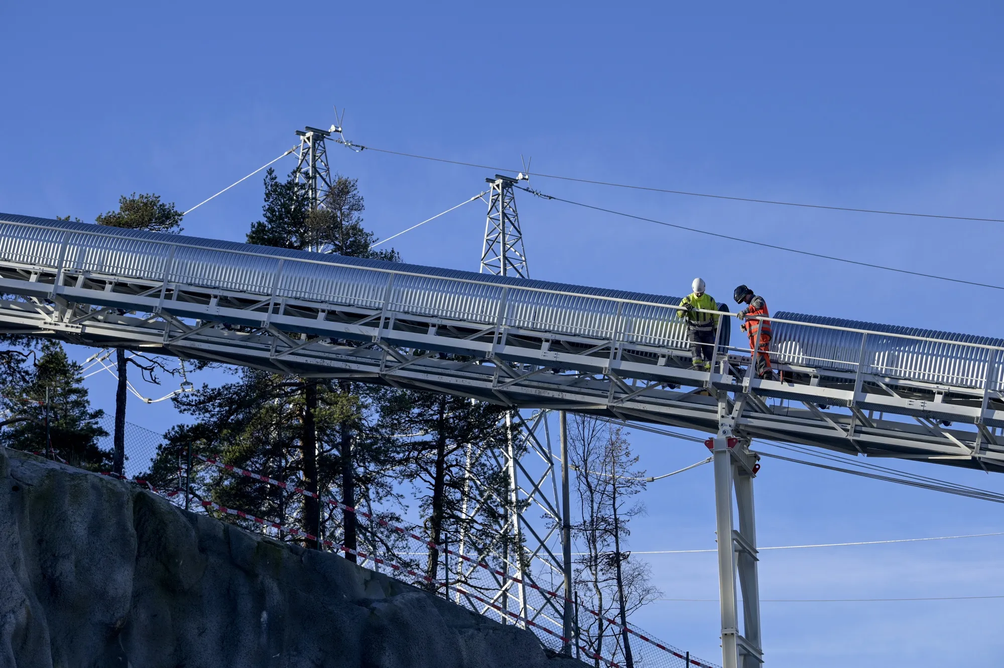 Elektra, a 240-meter long specially built boring machine weighing more than 1,000 tons, will pierce through the city's rock of granite and gneiss to build a tunnel for new power cables needed to meet soaring&nbsp;demand.