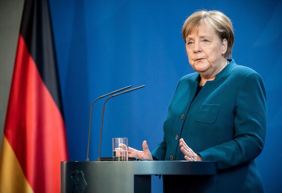 Merkel Quarantine Puts Another Crack in Europe Virus Defense