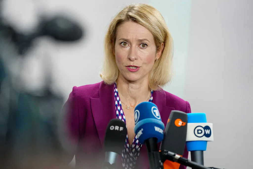 Kaja Kallas on Aug. 29.