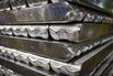 Stacks of aluminium ingots