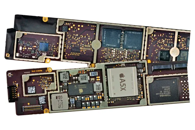 Elpida DRAM chips in the iPad 3's logic board. Elpida sells 40 percent of its DRAM output to Apple