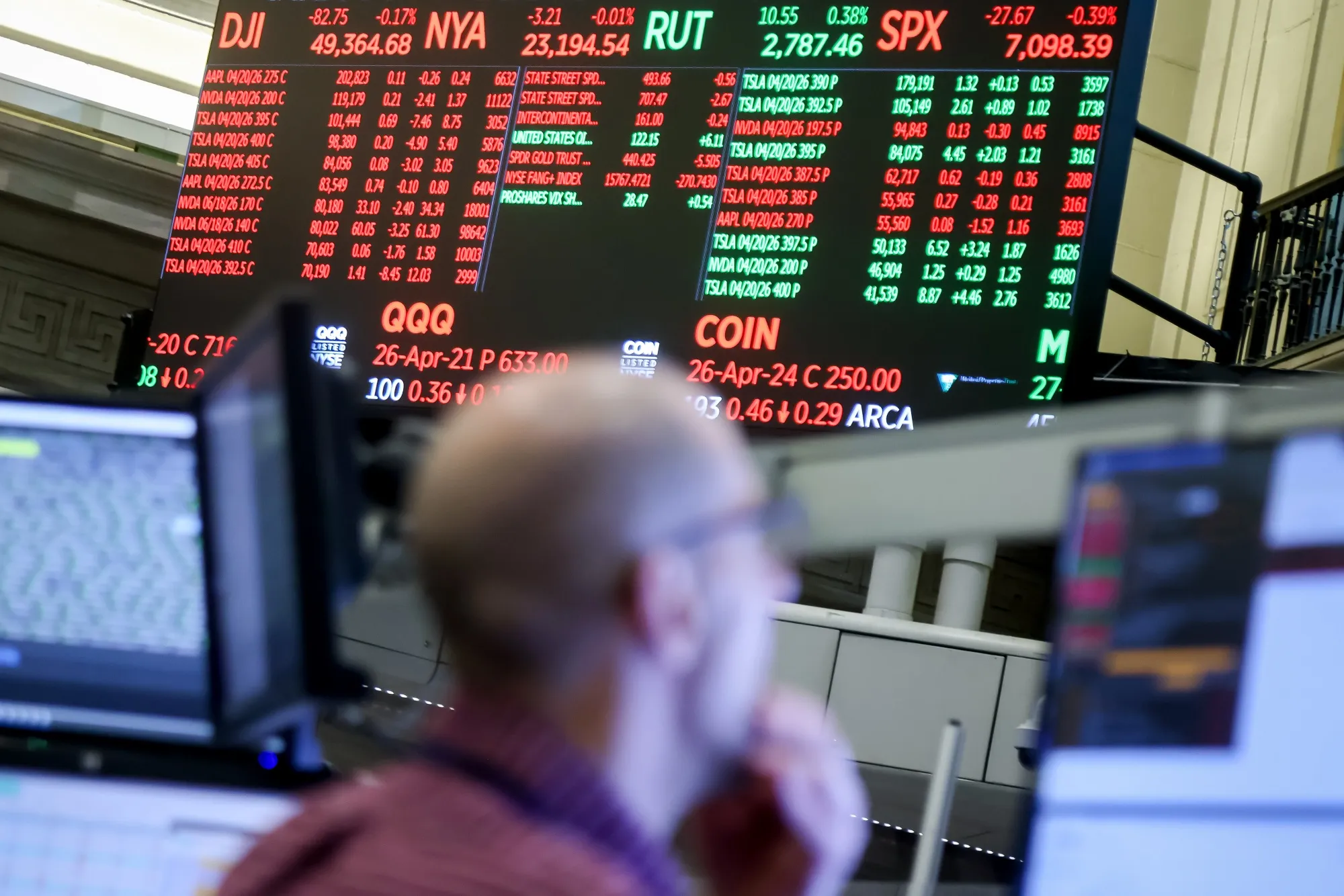 S&P500は反落