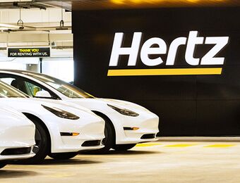 relates to Hertz Shares Plunge to Record Low as It Unwinds Tesla Fleet