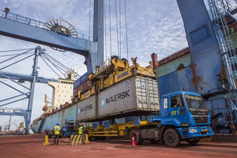 Kirshnapatnam port in Andhra Pradesh, India