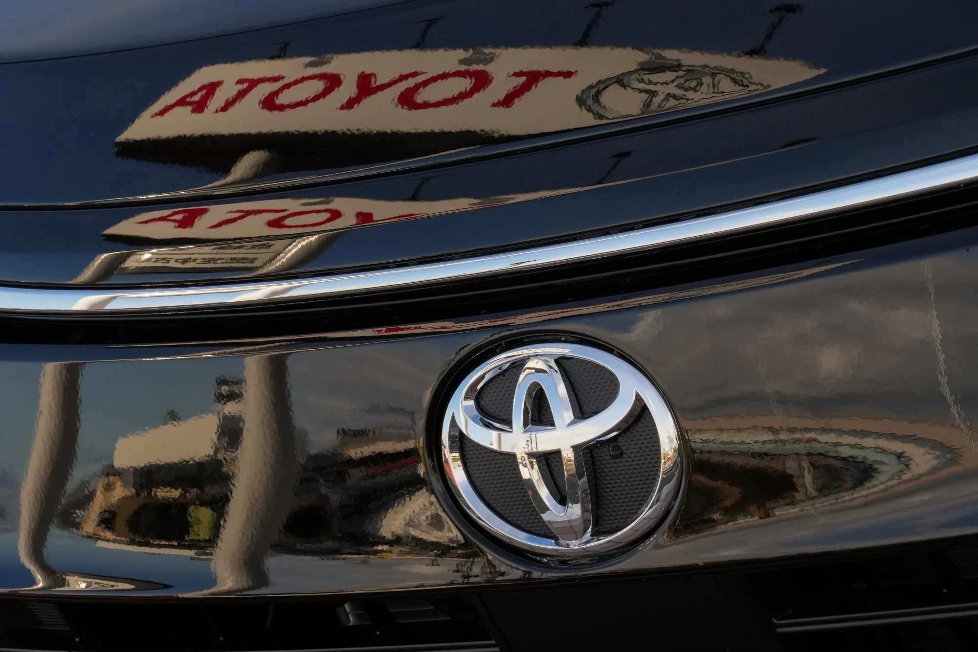 Toyota’s shares closed in Tokyo on Wednesday nearly 12% off their record close in January.&nbsp;