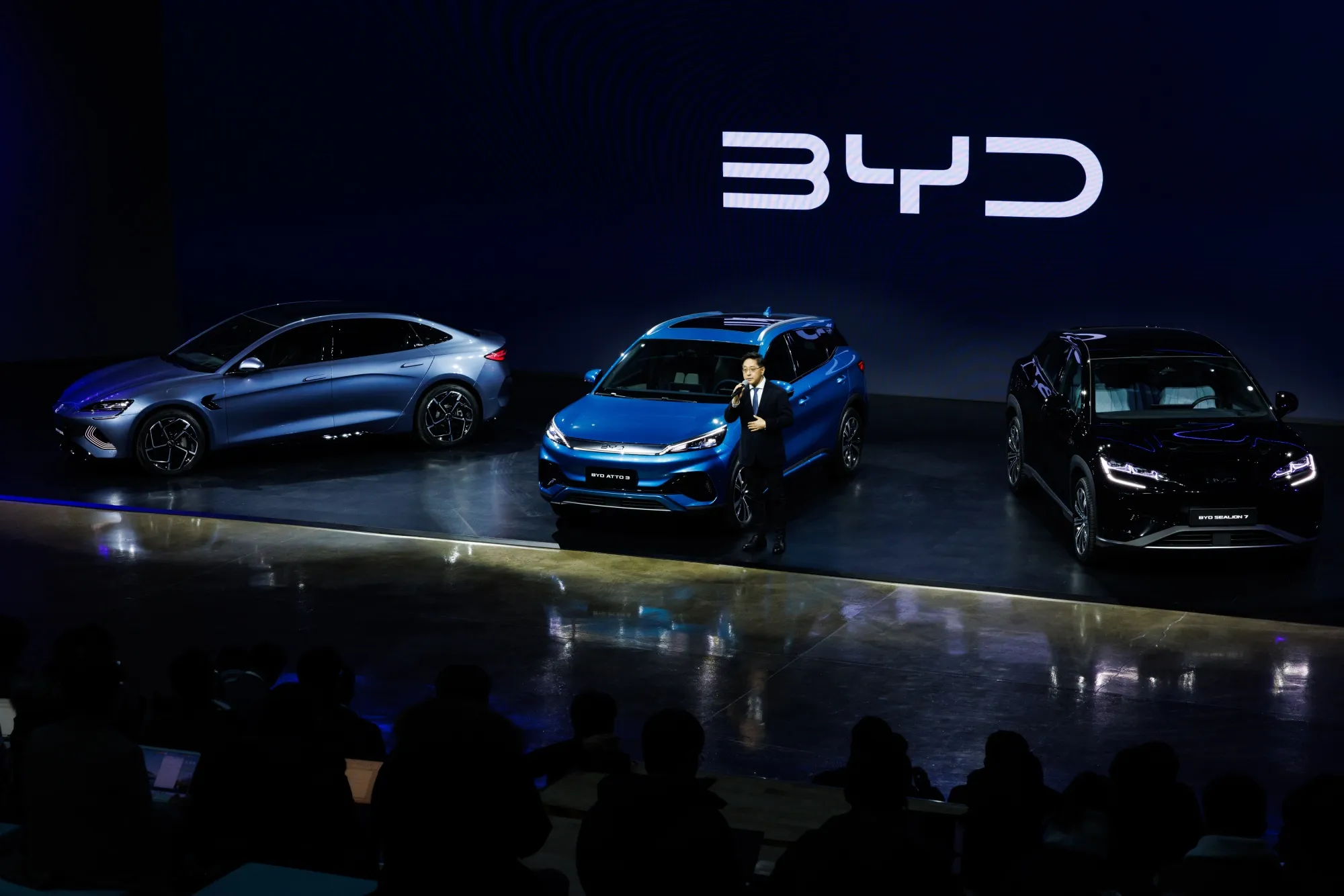 BYD EVs.