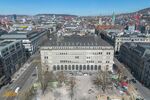 The Swiss National Bank (SNB) in Zurich, Switzerland, on Thursday, March 20, 2025. The Swiss National Bank cut its interest rate to the lowest since September 2022, acting to deter investors from pushing money into the franc at a time of global geopolitical ructions.
