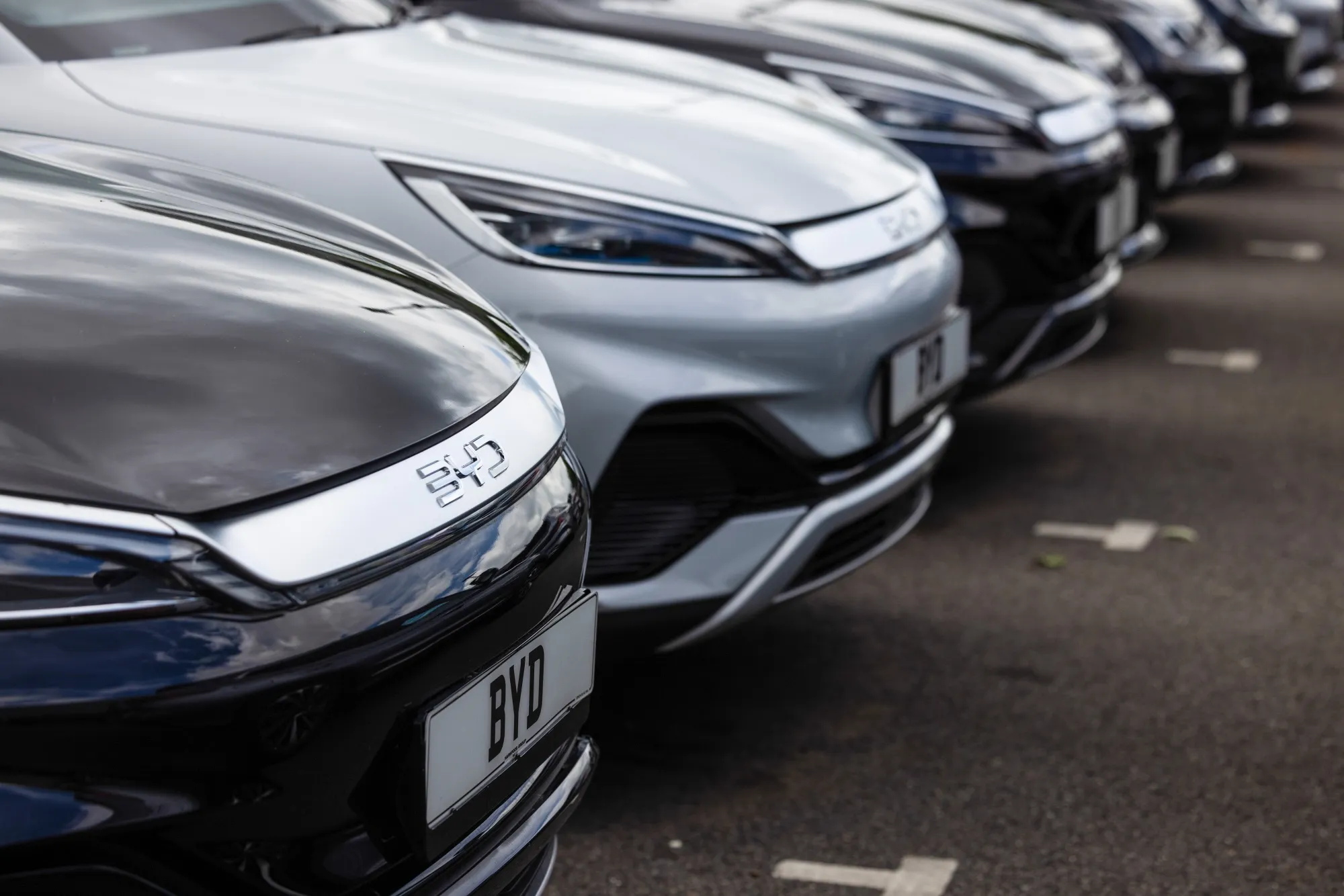 BYD Seal electric vehicles.