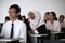 Foreign Students Take Part In The Work In Japan Job Fair Hosted By Recruit Co.