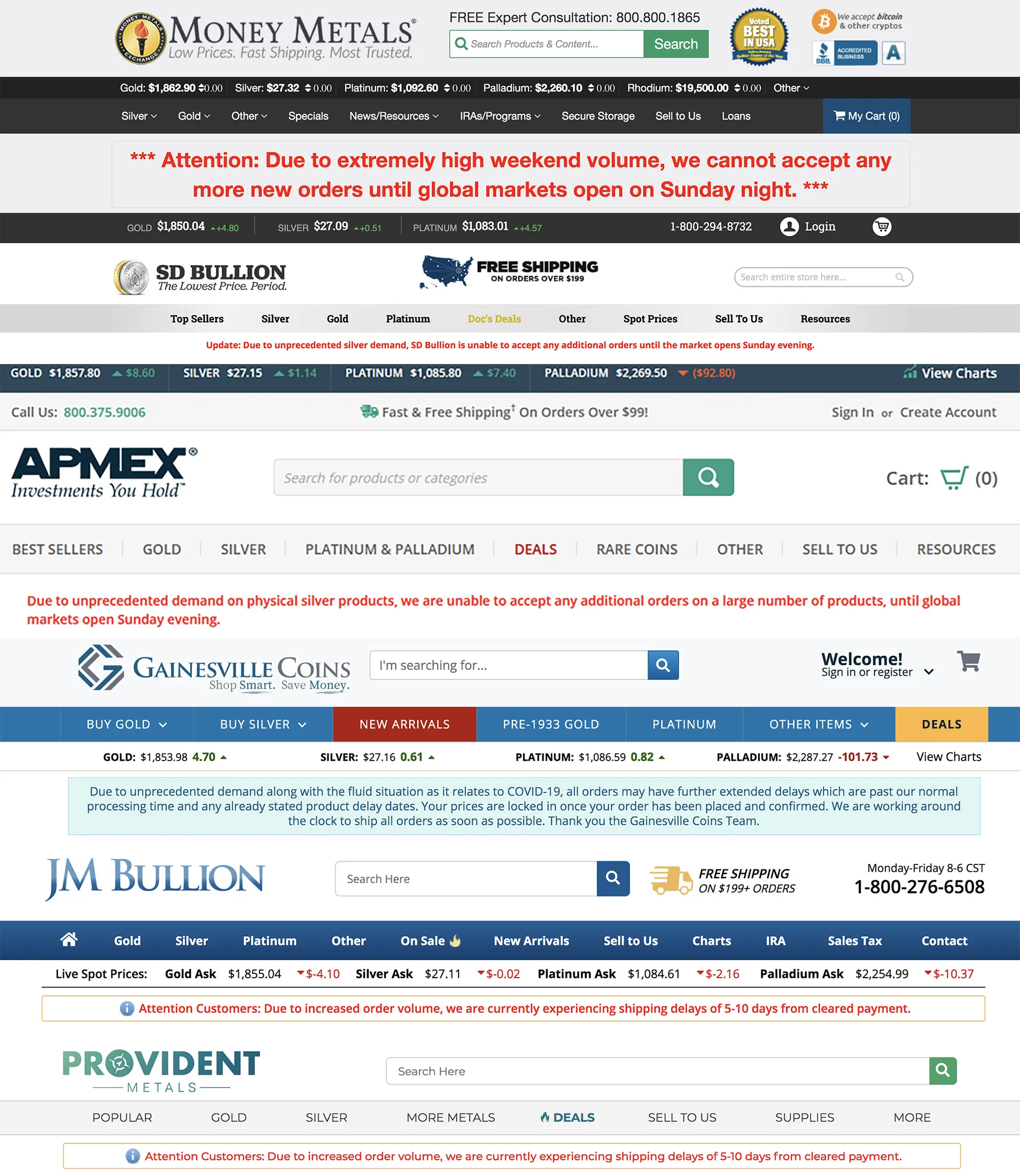 Silver Coin Sites Seize Up as Buying Frenzy Takes Hold - Bloomberg