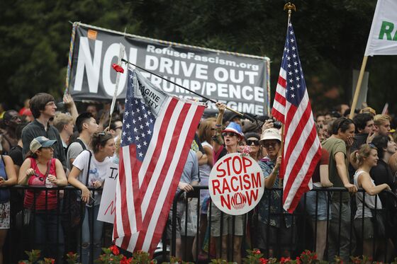 White Nationalist Rally Winds Down Before It Begins as Rain Falls