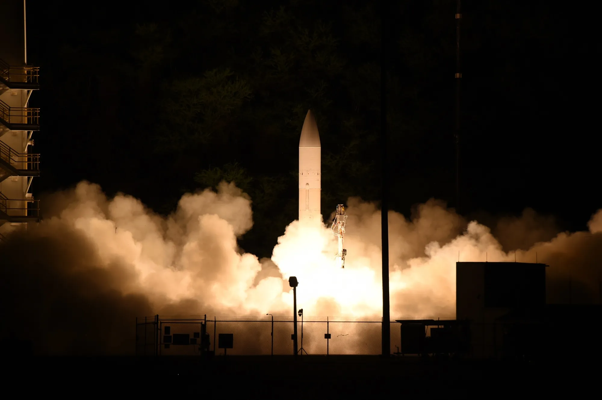 A common hypersonic glide body flight experiment at the Pacific Missile Range Facility, Kauai, Hawaii in March 2020.