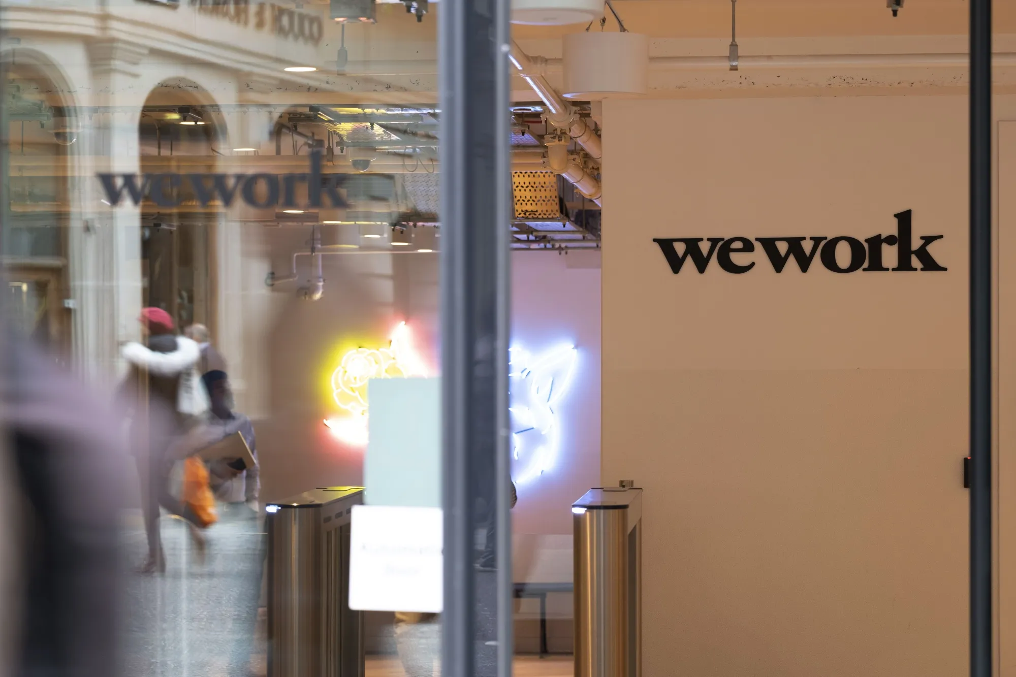 A WeWork&nbsp;co-working office space in London.&nbsp;