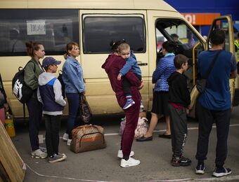 relates to Russia Storms Mariupol Plant as Some Evacuees Reach Safety