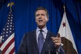 California Lieutenant Governor Gavin Newsom Holds Primary Election Watch Party
