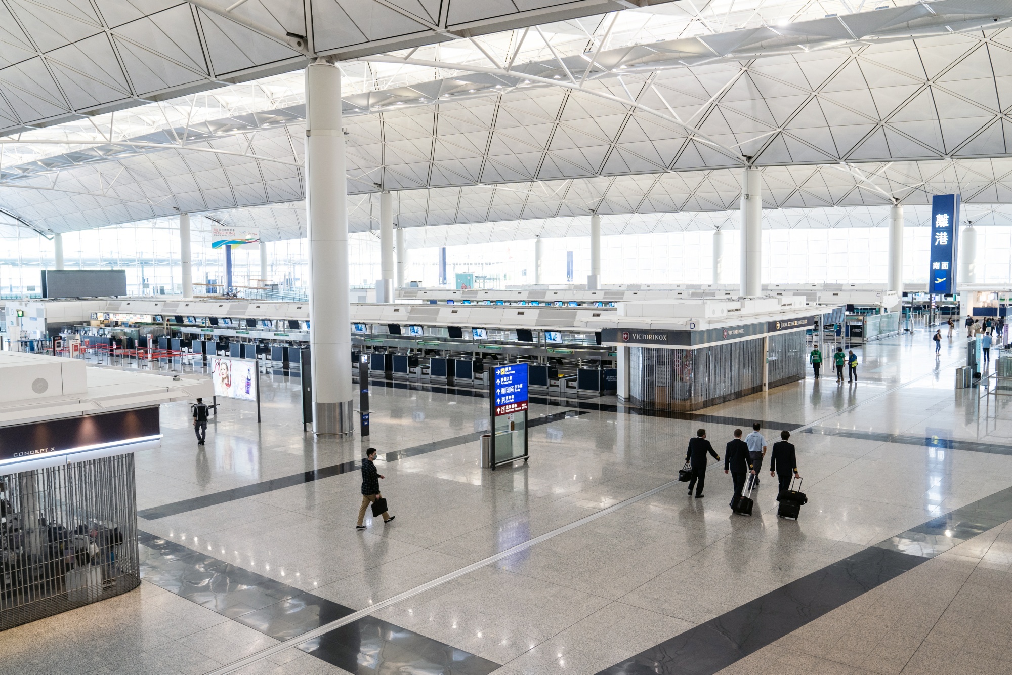 China, Hong Kong, Hong Kong International Airport, Departure