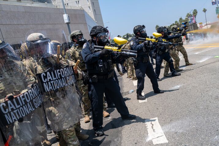 Protests Erupt In L.A. County, Sparked By Federal Immigration Raids