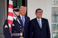 President Trump Meets Japanese Prime Minister Ishiba At White House