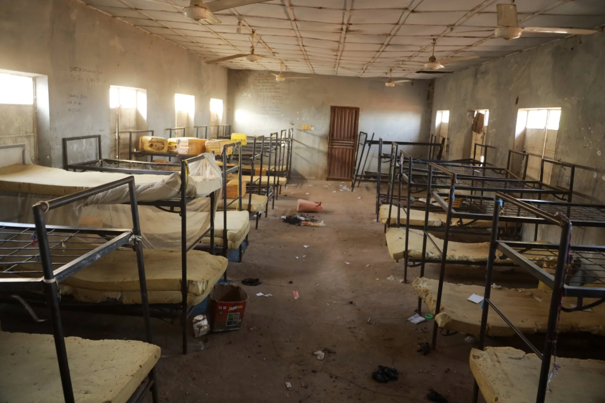The dormitories where gunmen kidnapped school children&nbsp;in Kebbi, Nigeria on Nov. 17.