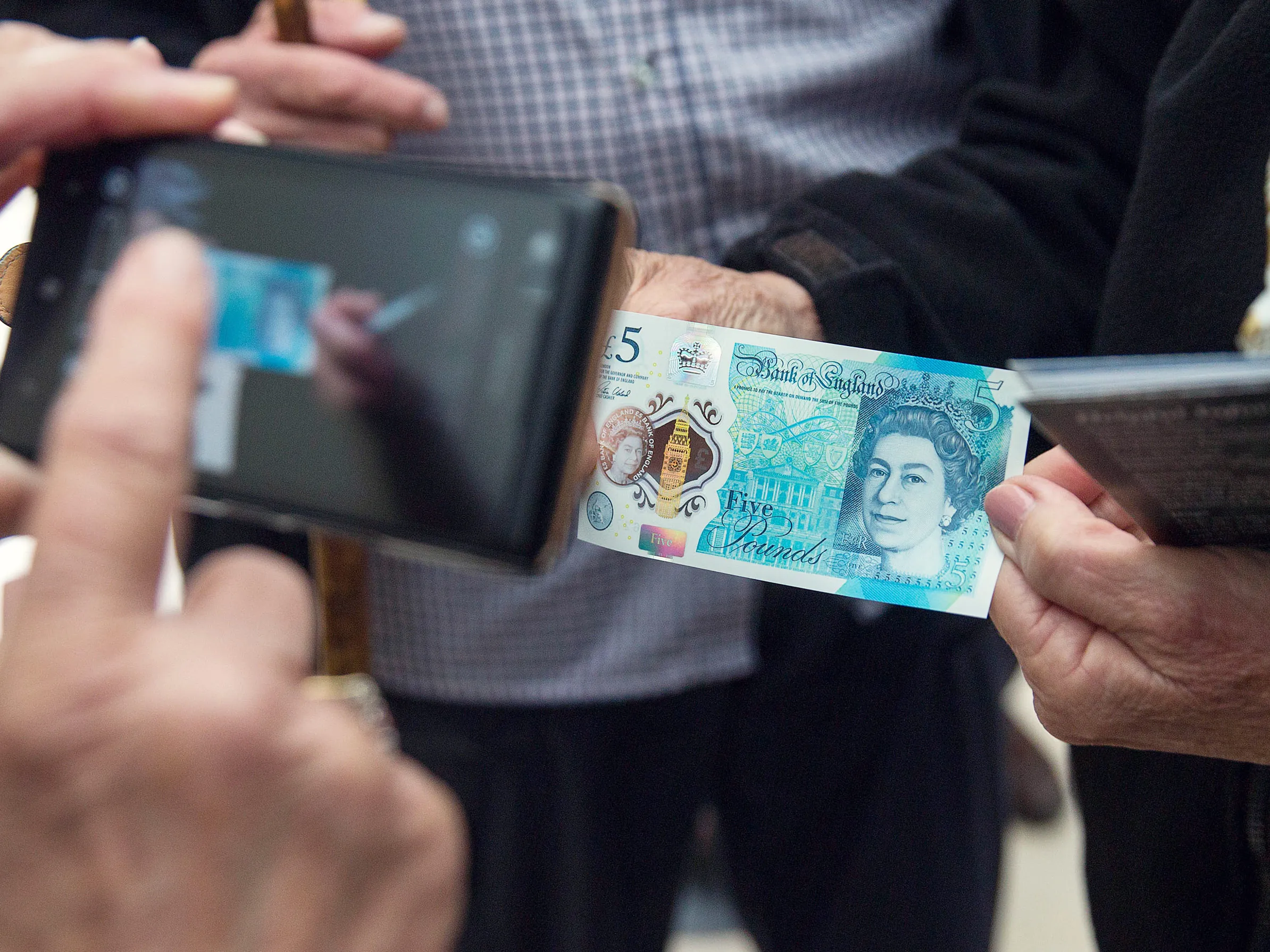 The value of the pound in Britons pockets is falling sharply relative to the dollar.