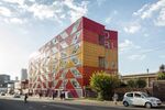 Drivelines, designed by LOT-EK, in Johannesberg’s Maboneng Precinct.