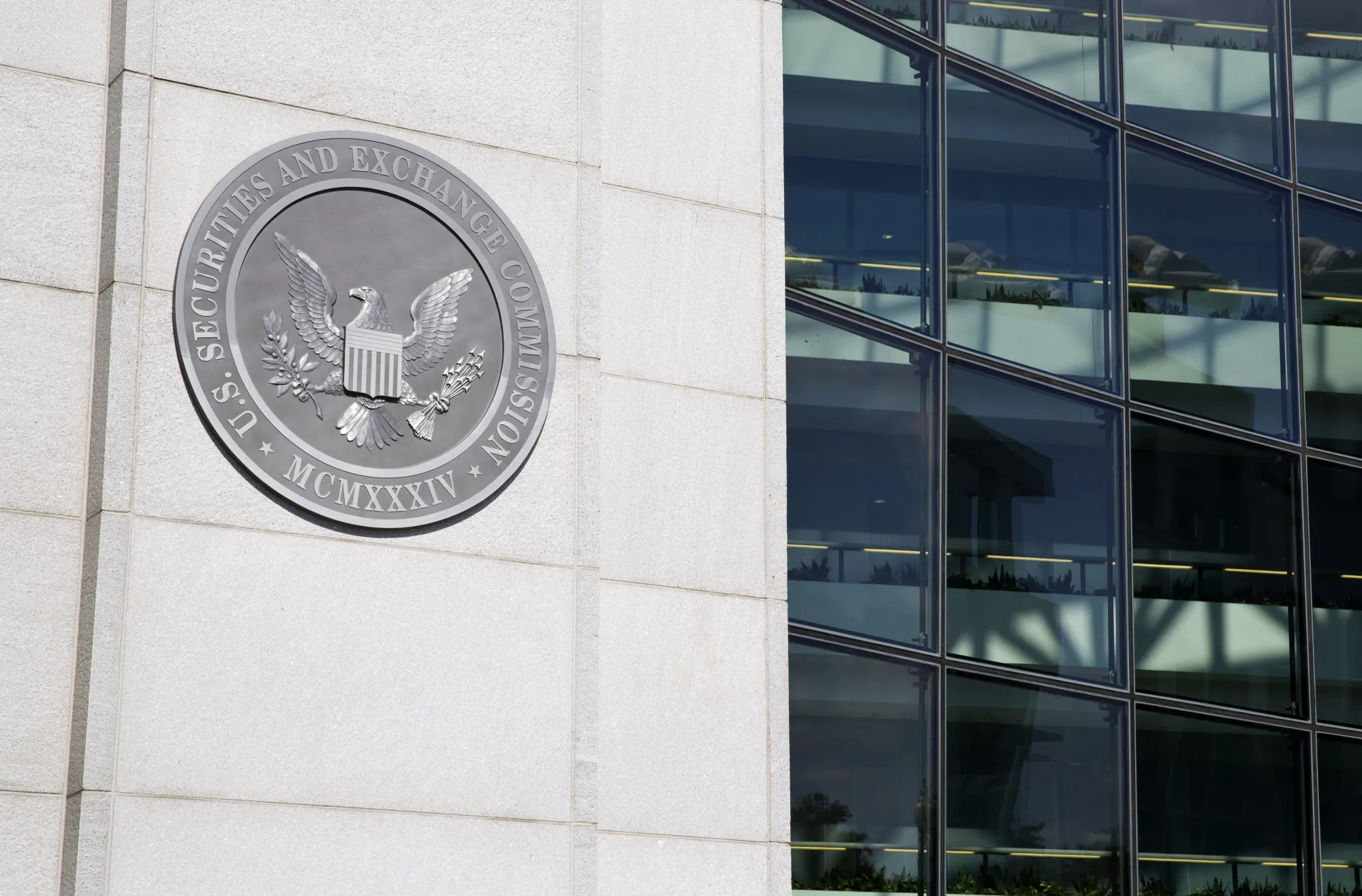 The Securities and Exchange Commission (SEC) headquarters building in Washington, D.C.