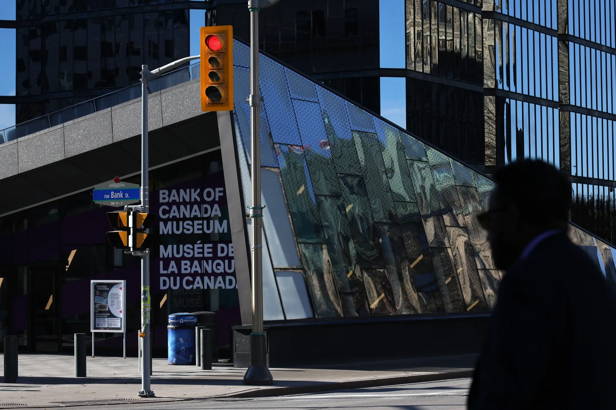 The Bank of Canada building in Ottawa, Ontario, Canada.
