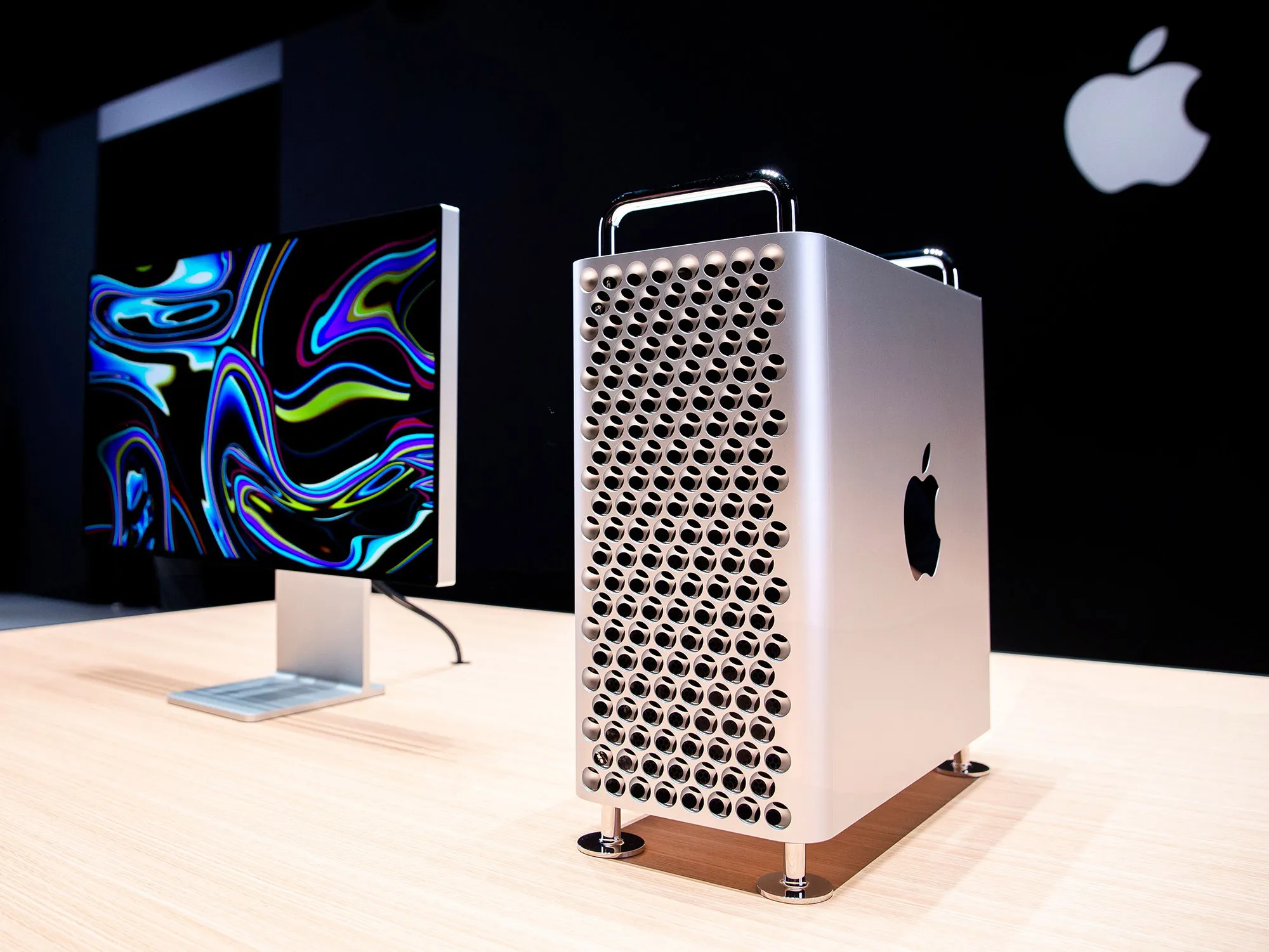 The final Mac Pro design, introduced in 2019.