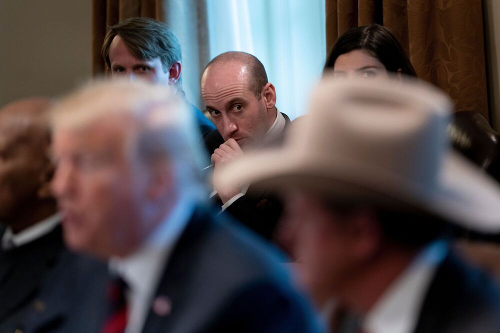 Image result for photos of trump stephan miller mulvaney mcconnell vp pence