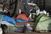 National Park Service Removes Homeless Encampment At McPherson Square In Washington, DC