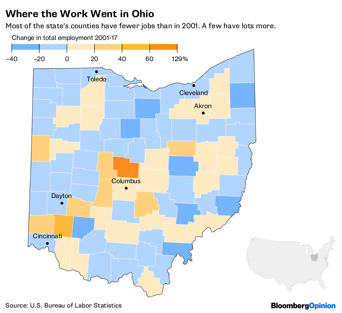 Ohio Jobs Are Back But Economy Still Has A Long Way To Go Bloomberg    1x 1 