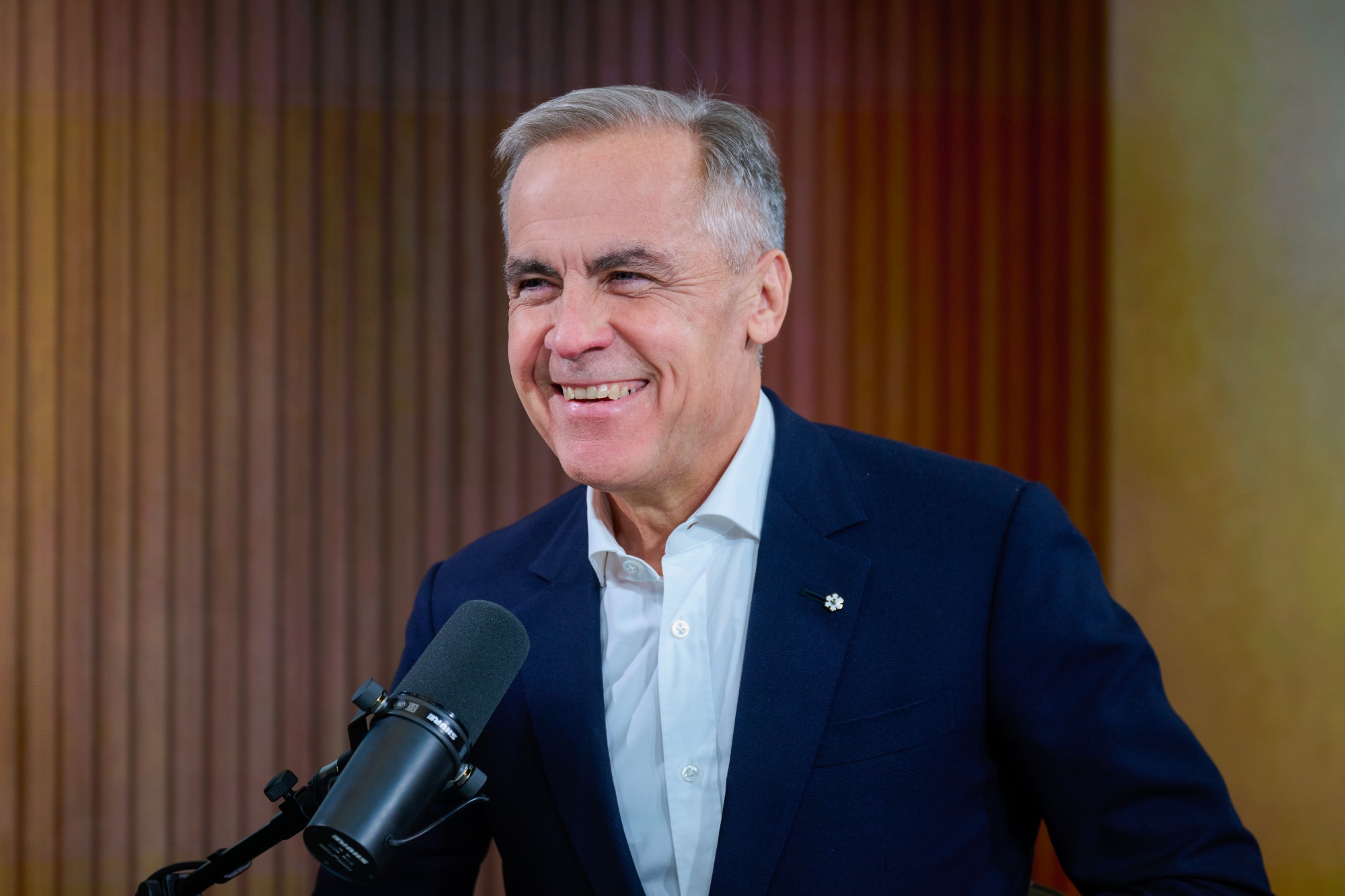 Mark Carney, Canada's prime minister, during an interview in London, UK, on Saturday, Sept. 27, 2025. "What we need to do is to be as effective as possible, in terms of addressing climate change while growing our economy," Carney said.