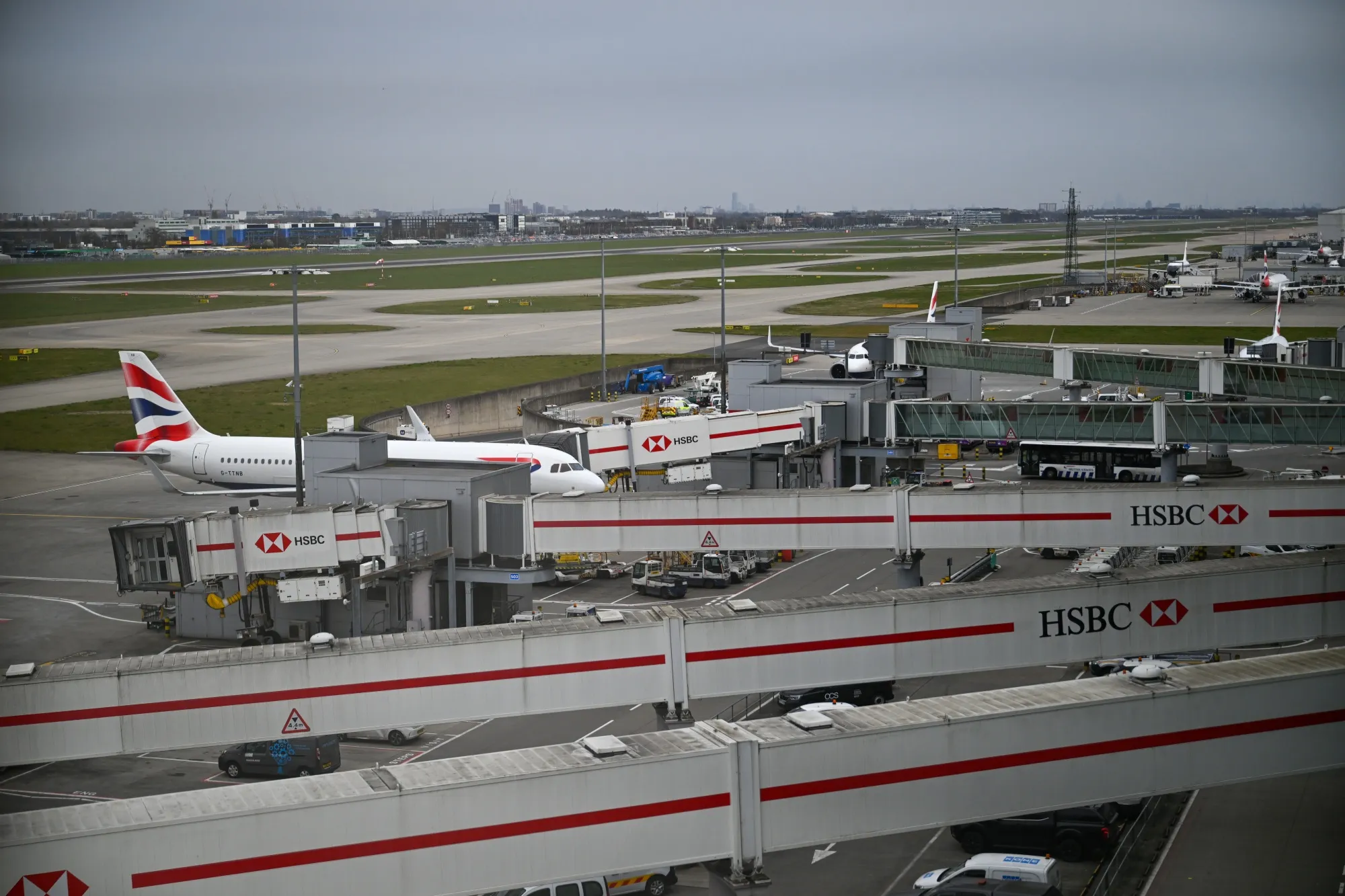 London Heathrow Airport&nbsp;on March 21.