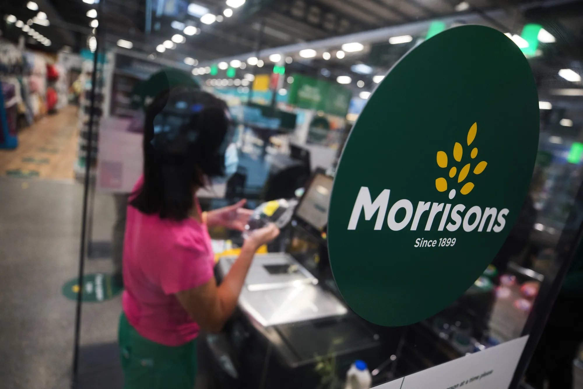 Inside A WM Morrisons Supermarket
