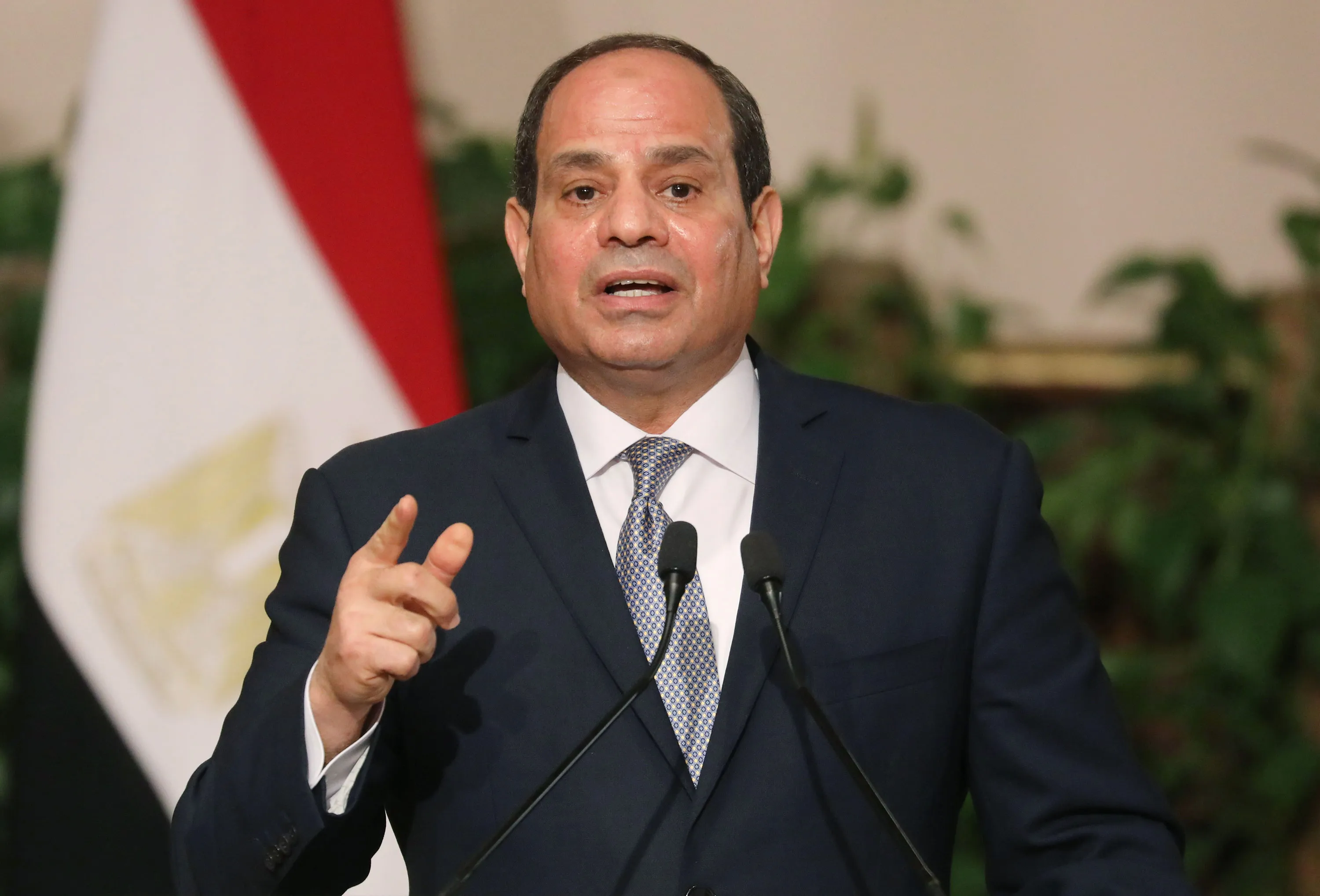 Abdel Fattah al-Sisi.