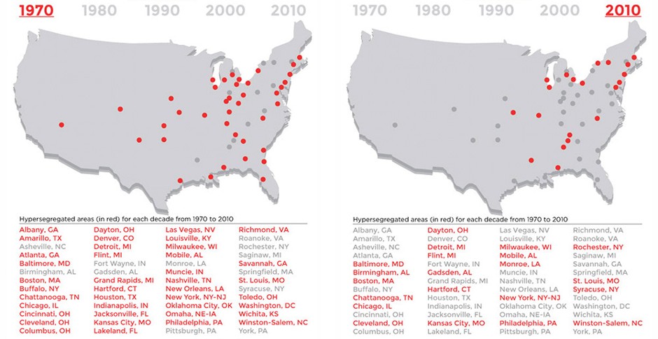 New Research Shows 'hypersegregated' Metros Have Halved In Number Since 