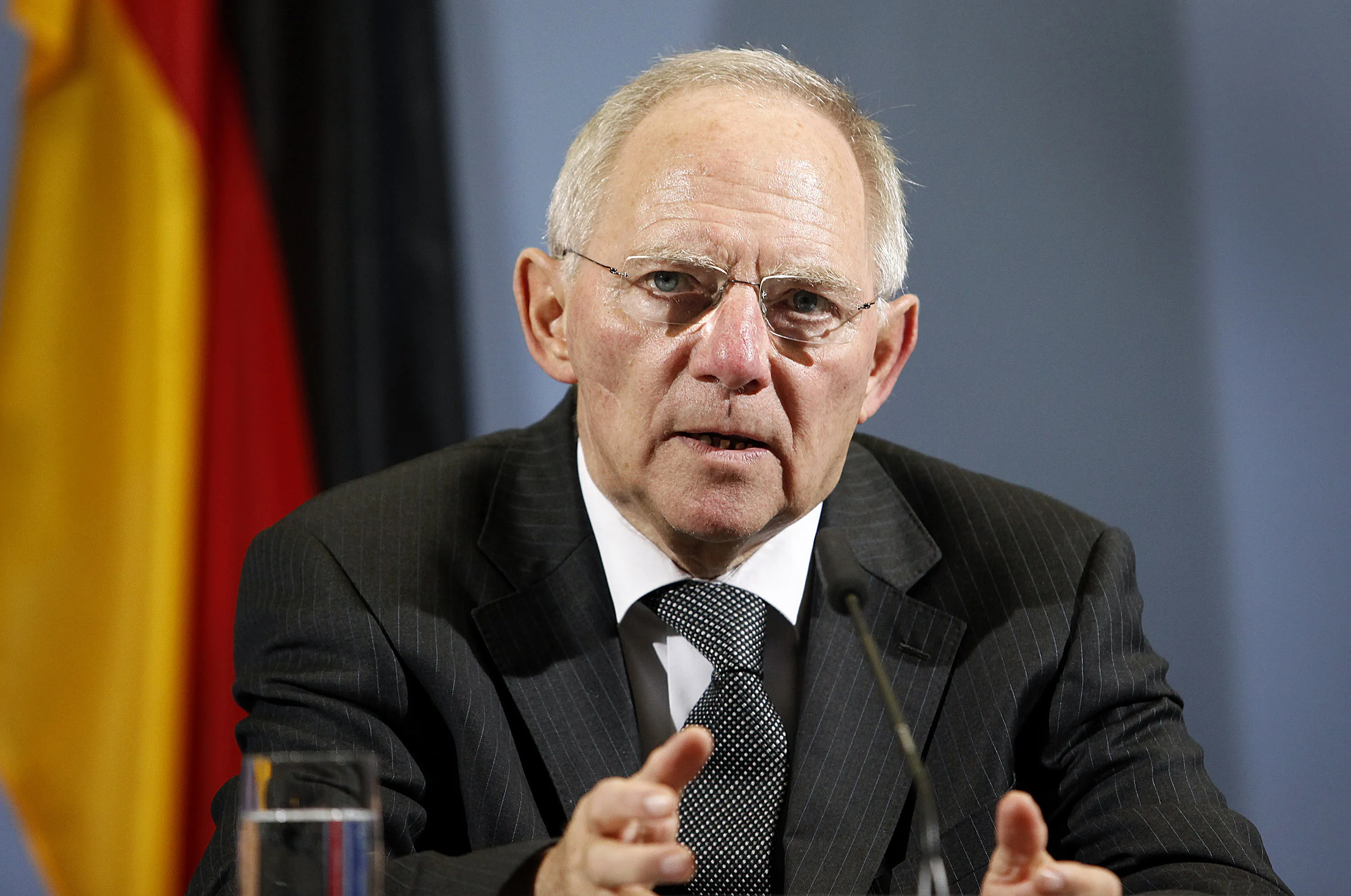 German Finance Minister Wolfgang Schaeuble