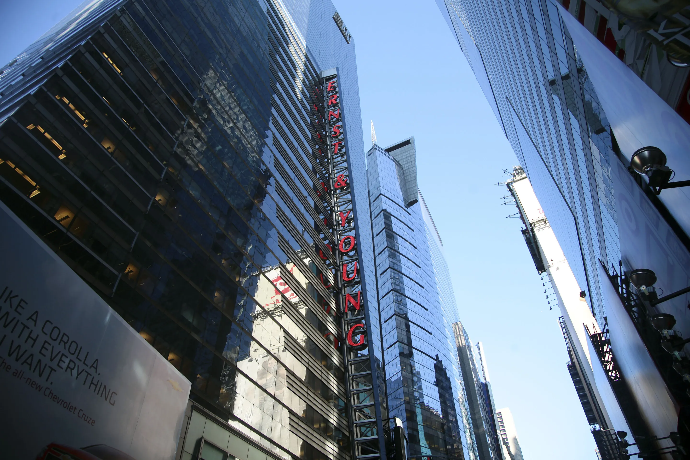 The Ernst &amp; Young building&nbsp;in New York.
