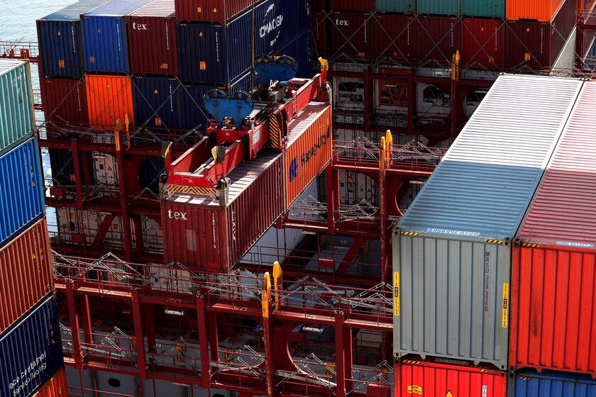 Hapag Lloyd AG At Hamburg Port As Container Shipping Peaks