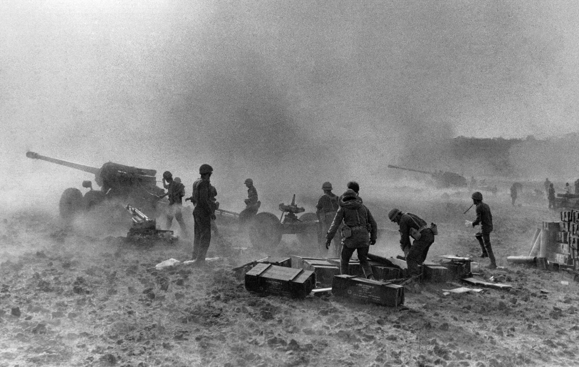 Артилерія Ізраїлю lors de la guerre du Kippour en 1973