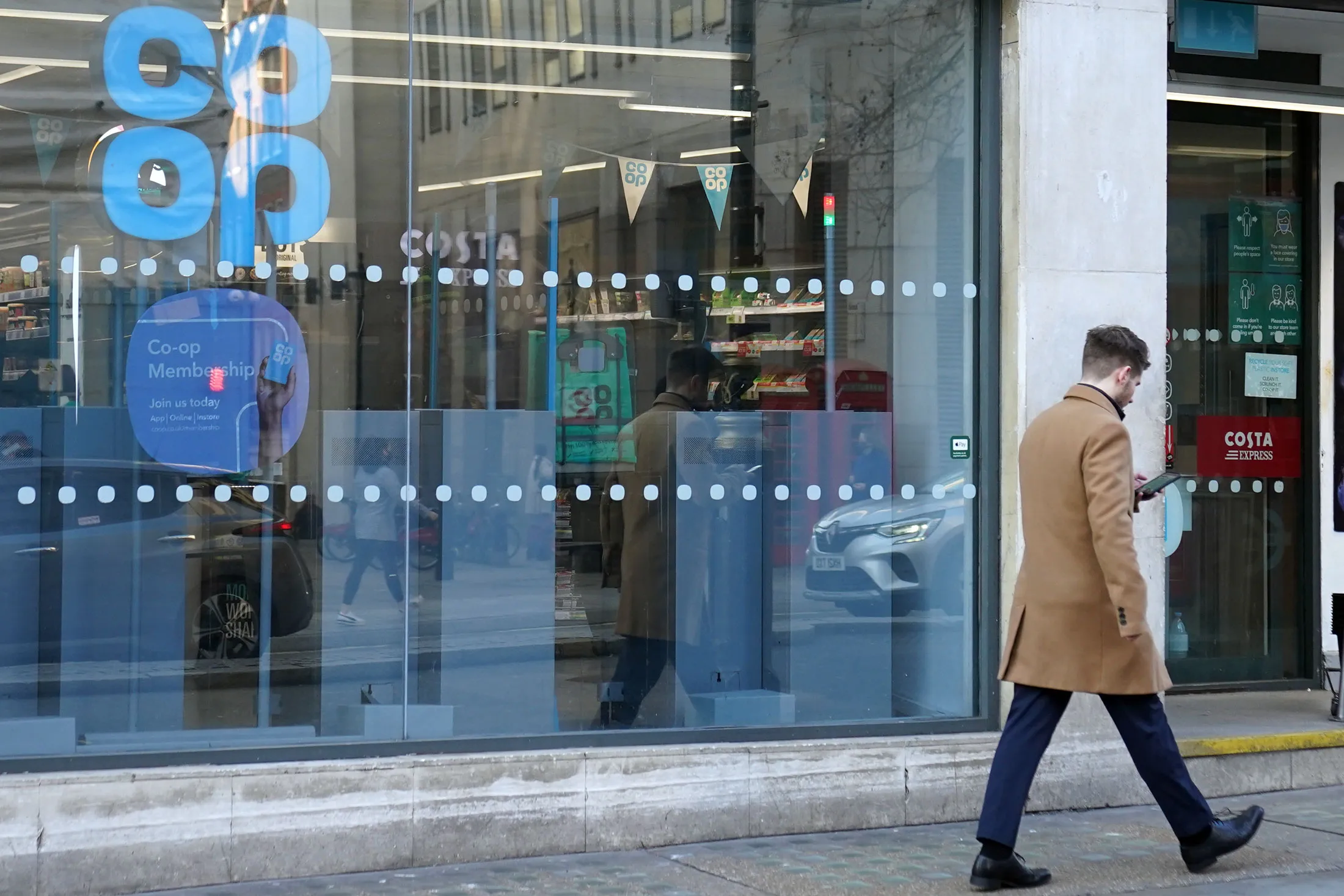 A Co-Op store in central London.